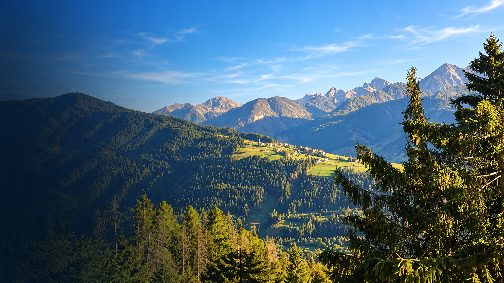 Mountain landscape in East Tyrol